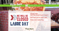 Desktop Screenshot of pizzabarnyonkers.com